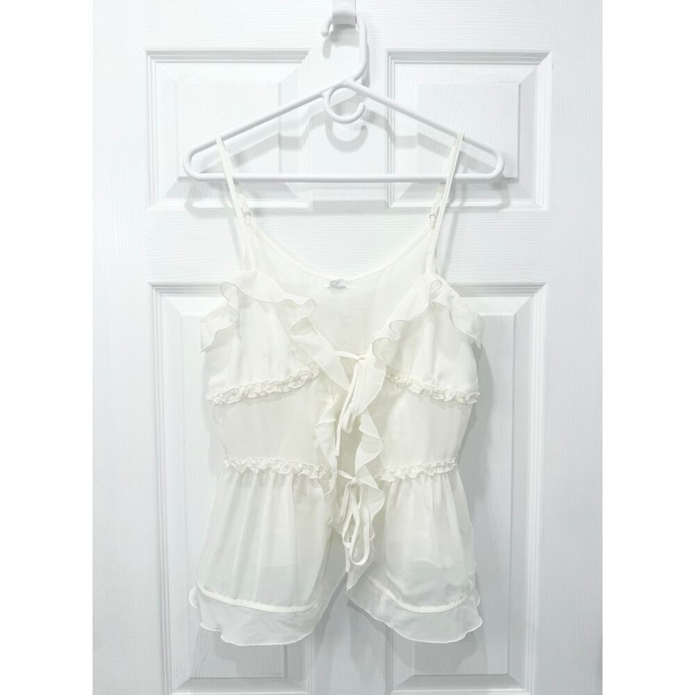 Urban Outfitters Kimchi Blue Beau Cascading Ruffle Tank